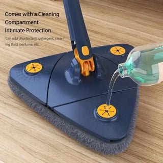 360-Degree Rotating Triangle Mop