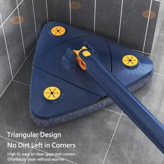 360-Degree Rotating Triangle Mop