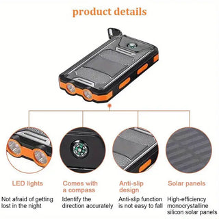 Super 10000mAh USB  Solar Charger