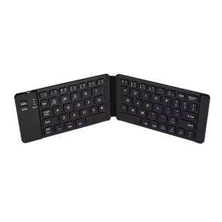 Foldable Bluetooth Keyboard with Touchpad for IOS Android Windows Office Mini Wireless Keyboard Storage Three Systems Universal