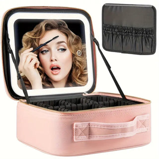 Travel Makeup Train Case Cosmetic Bag Organizer