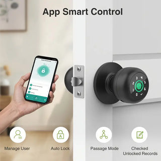 Smart 4-in-1 Fingerprint Door Knob Lock