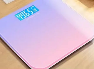 Gradient Color Intelligent LCD Electronic Scale Digital Display Glass Weight Scale Balance Body Electronic Scale For Weight Meas