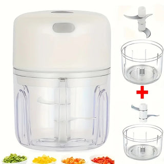 Electric Kitchen Food Chopper Mini Garlic Masher Crusher USB Portable Meat Grinder Vegetable Chopper For Kitchen Gadgets